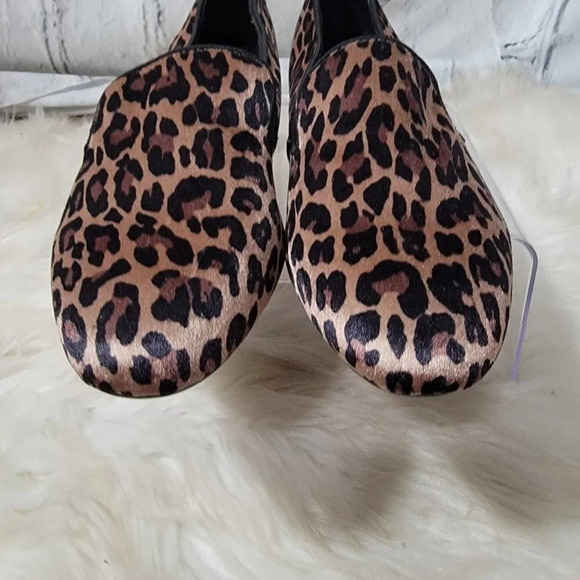 Caslon Scarlet Leopard Print Velveteen Indoor Outdoor Slippers Flats Driving 9.5 - Picture 3 of 10